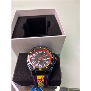 Technomarine Black, Navy Red & Yellow Racing legends Sport Watch